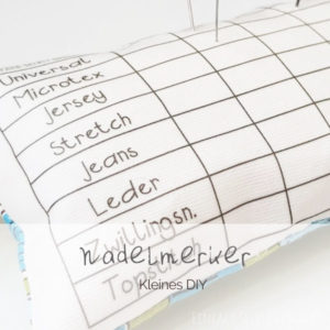 Nadelmerker für die Nähmaschine selber nähen nadelmerker