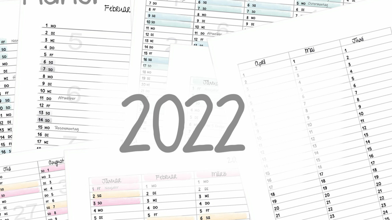 Jahresplaner 2022