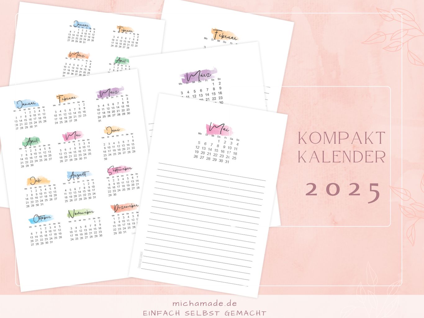 2025 Kompaktkalender