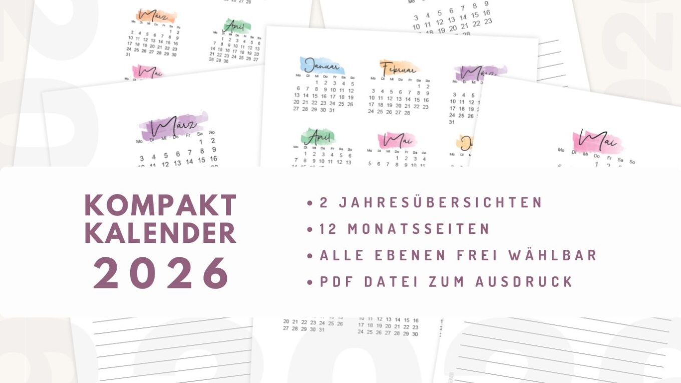 Kompaktkalender 2026