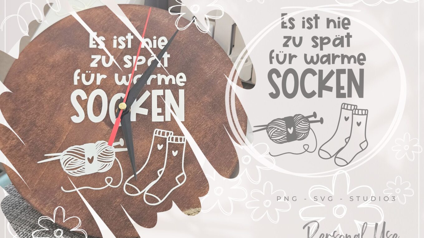 Es ist nie zu spät für warme Socken