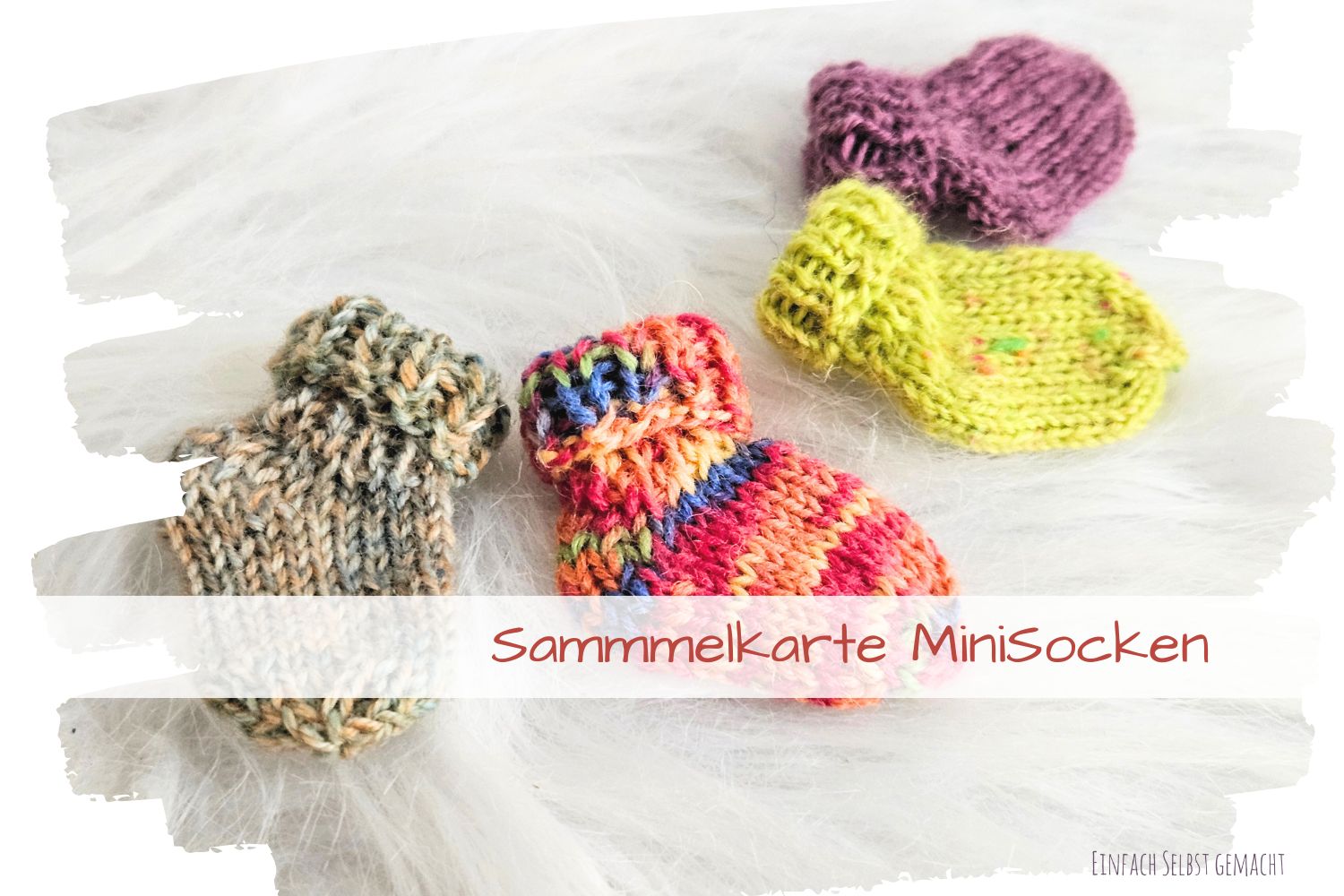 Sammelkarte Minisocken