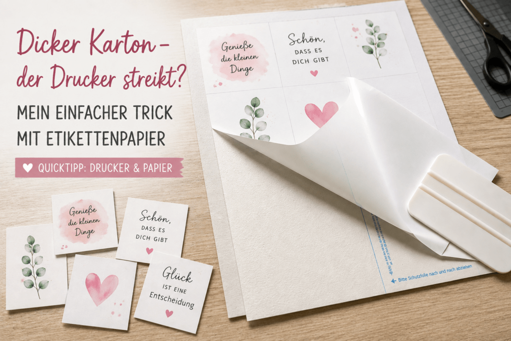 Quicktipp Drucker und Papier