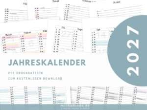 Jahresplaner 2027 - zum Download jahreskalender2027